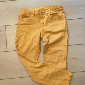 Madewell Women’s yellow jeans